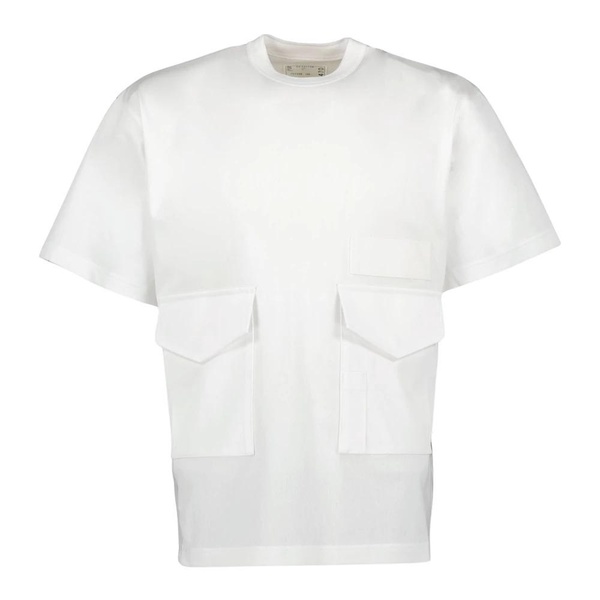 White Cotton Pocket T-shirt