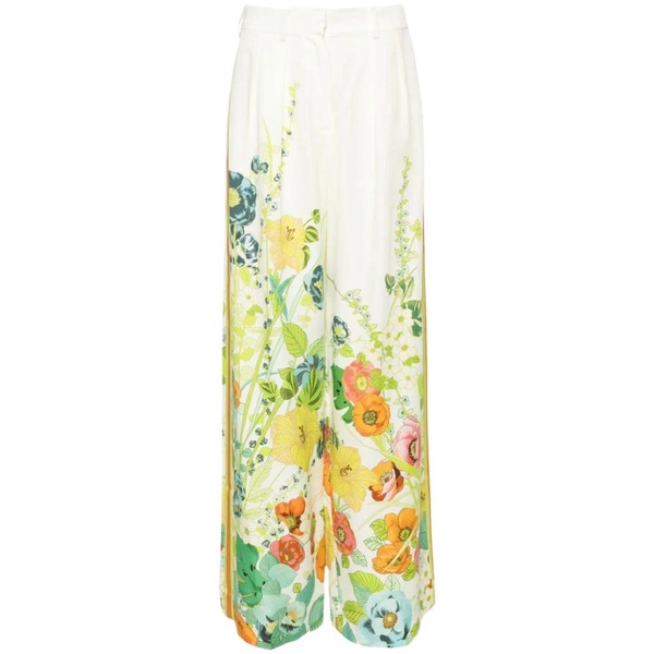 Floral Wide Leg Trousers