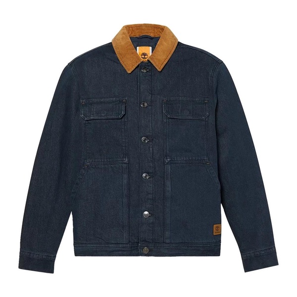 Padded Denim Trucker Jacket