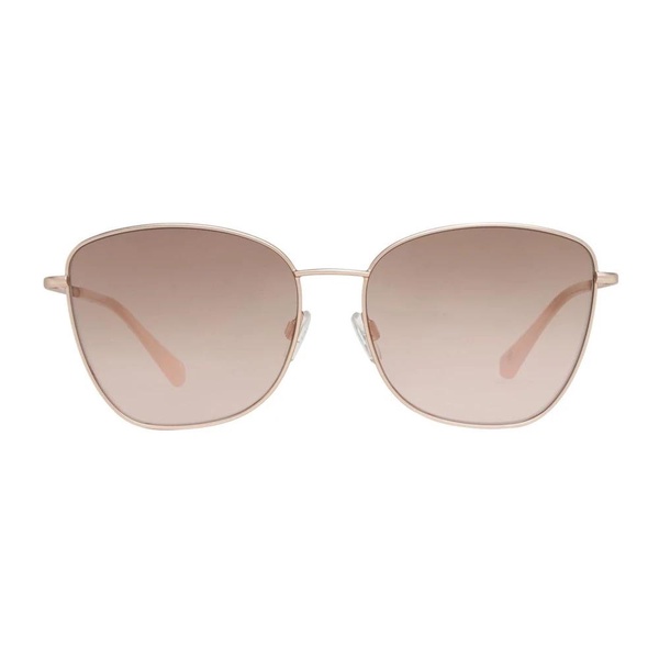 Rose Gold Butterfly Sunglasses with Gradient Lenses