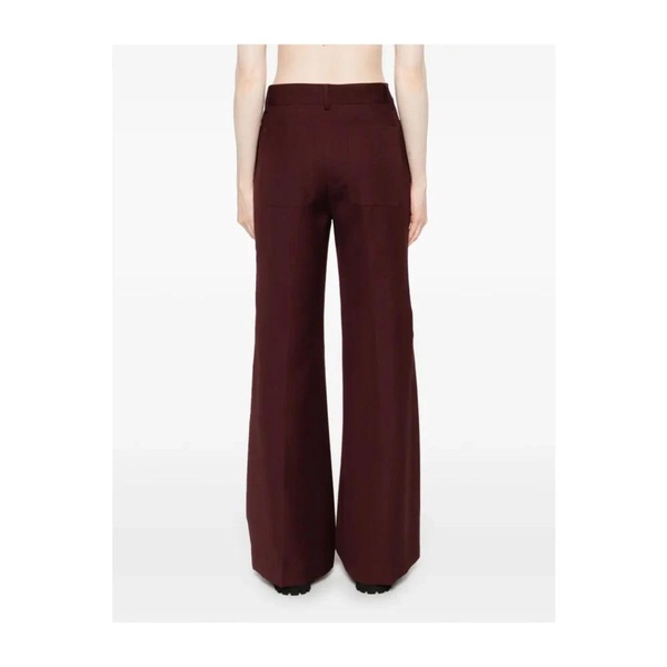 Dark Bordeaux Casual Pants