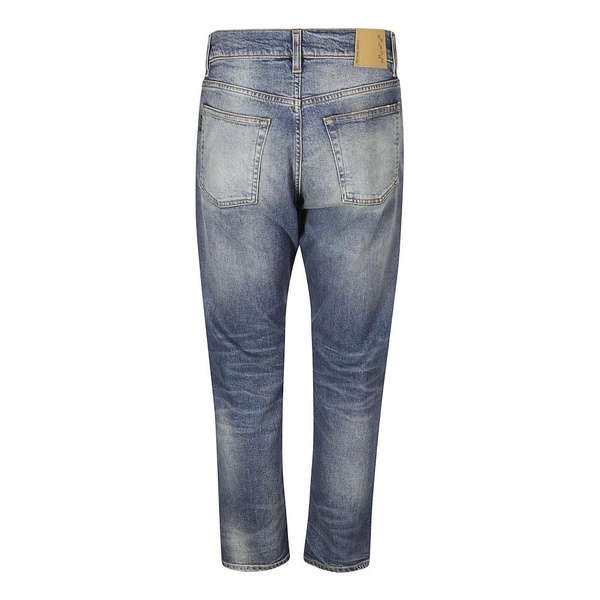 Faded Blue Slim Leg Jeans