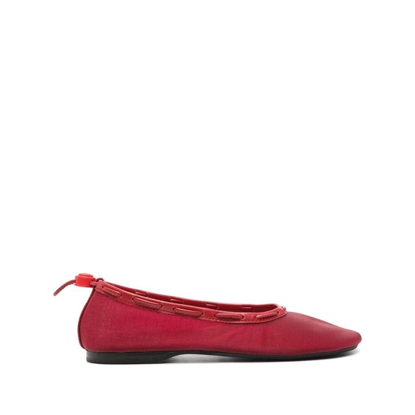 Ruby Red Flat Sole Shoes