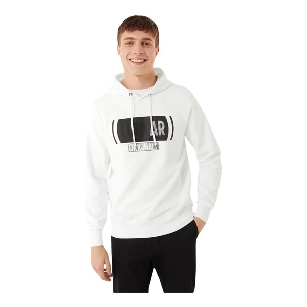 Mens Hoodie with Front Logo Print