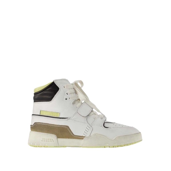 Vintage High-Top Sneakers - White Leather