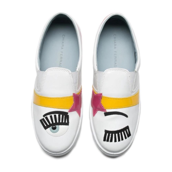 White Slip-On Shoes