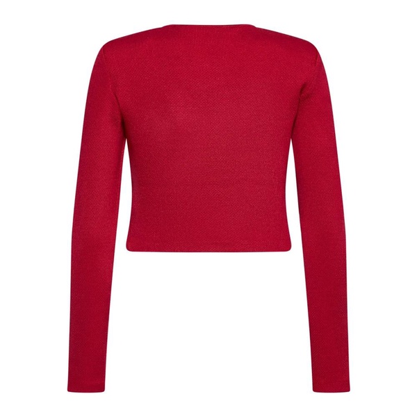 Red Sweater with Unique Design