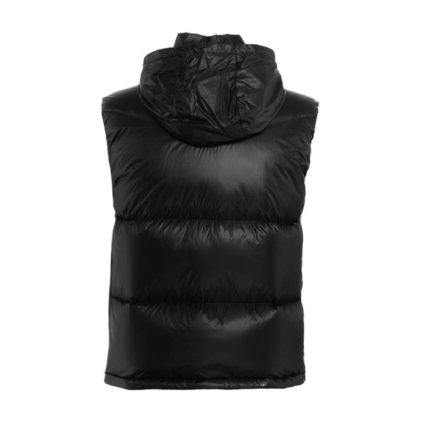 Quilted Down Vest with Zip Closure