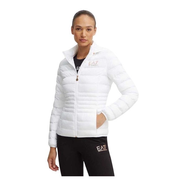 Lightweight Quilted White Jacket