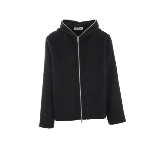 Black Hooded Cardigan Sweaters