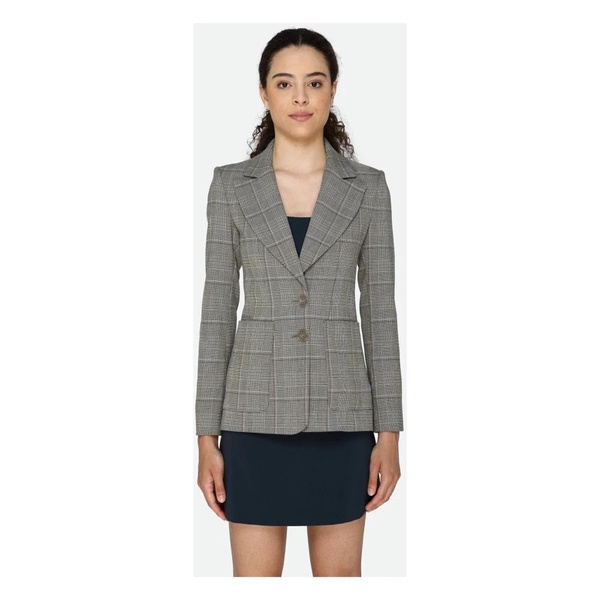 Multicolored Checkered Blazer Slim Fit