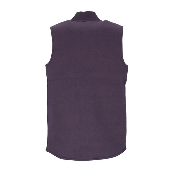 Sleeveless Vest Artichoke/Grey Zip Closure