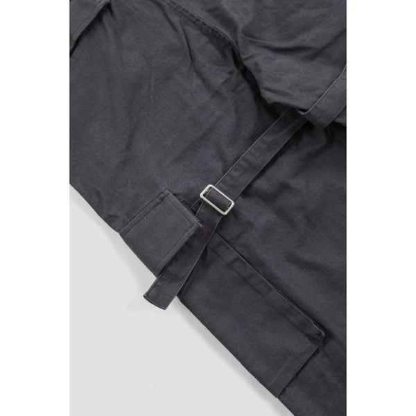 Grey Cargo Pants with Flap Pockets