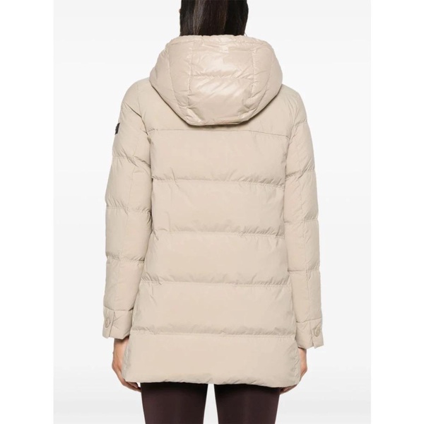 Beige Padded Water-Resistant Coat