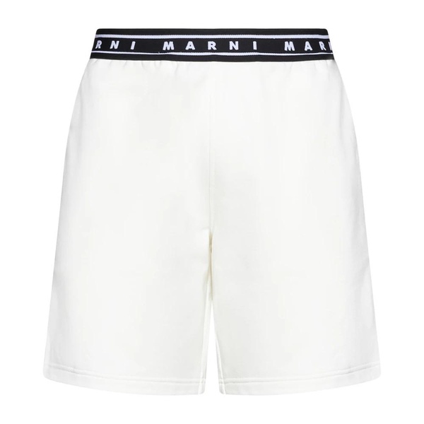 Logo-Print Elasticated Waistband Shorts