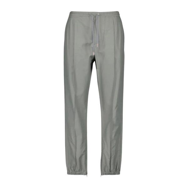 Casual Cotton Pants with Elastic Cuffs