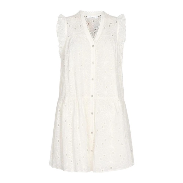 Anglaise Summer Dress with Flounce Details