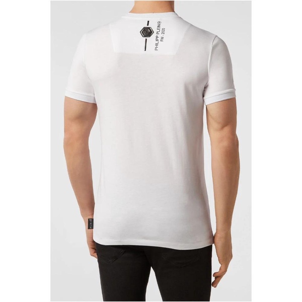 T-shirt Platinum Cut Round Neck