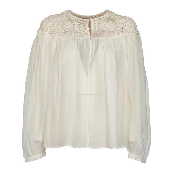 Ivory Shirt Elegant Style