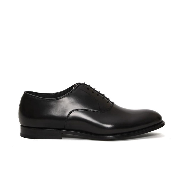 Black Leather Oxford Shoes