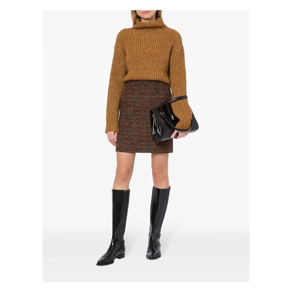 Fantasia Brown Tweed Skirt