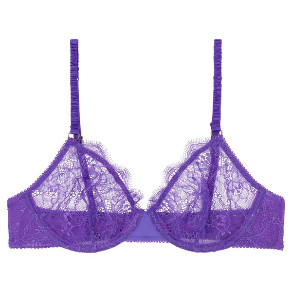 Purple Lace Underwired Bra