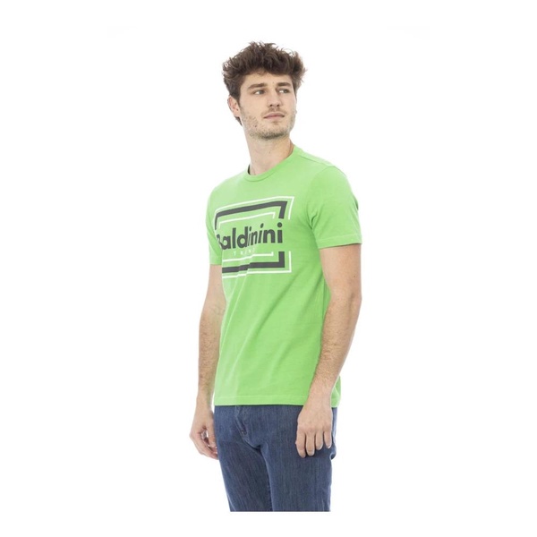 Trendy Men's T-shirt with Logo Pattern