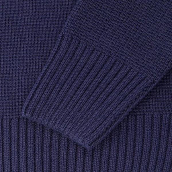 Milano Knit Crew Neck in True Navy