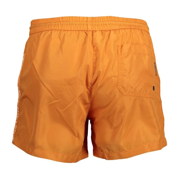 Orange Beachwear Swim Trunks Men