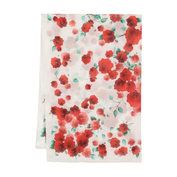 Silk Floral Print Pareo