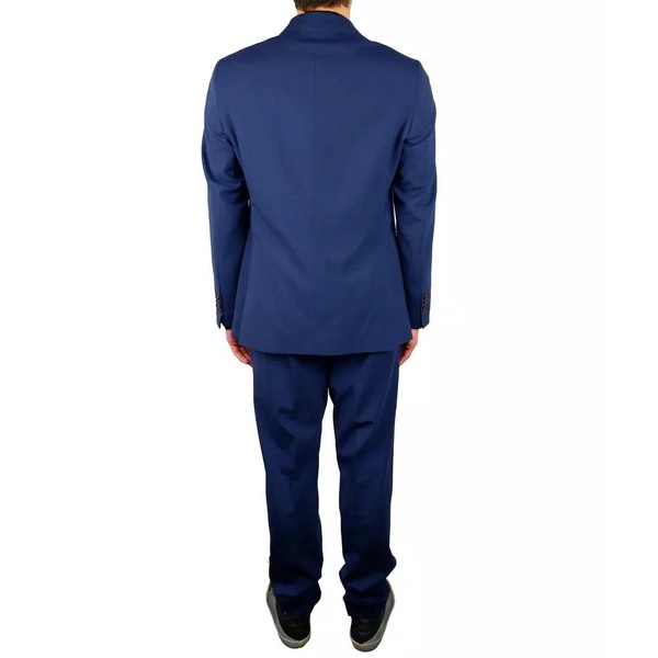 Blue Wool Blend Suit