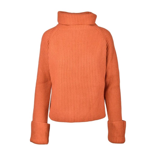 Orange Turtleneck for Women