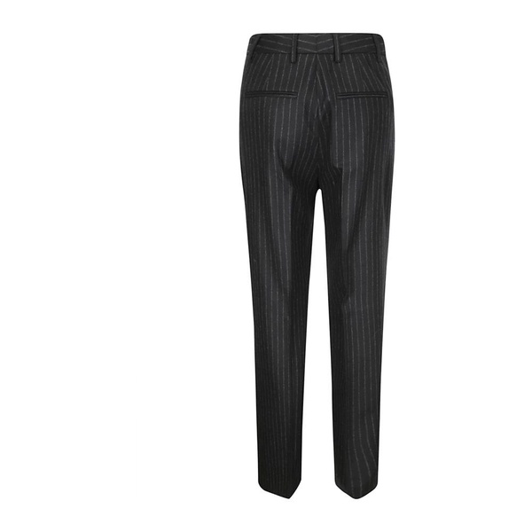 Pinstripe Straight Leg Trousers