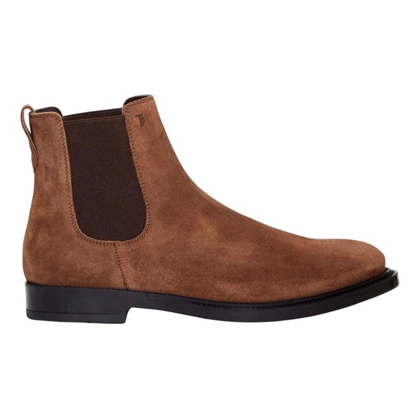 Leather Suede Ankle Boot with Elastic - Made in Italy