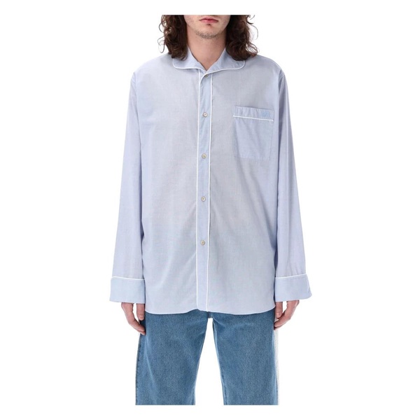 Mens Clothing Shirts Light Blue SS24