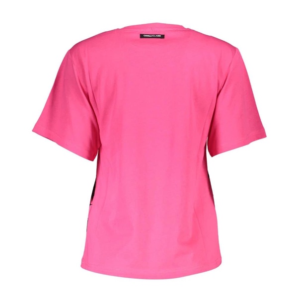 Chic Pink Cotton T-Shirt