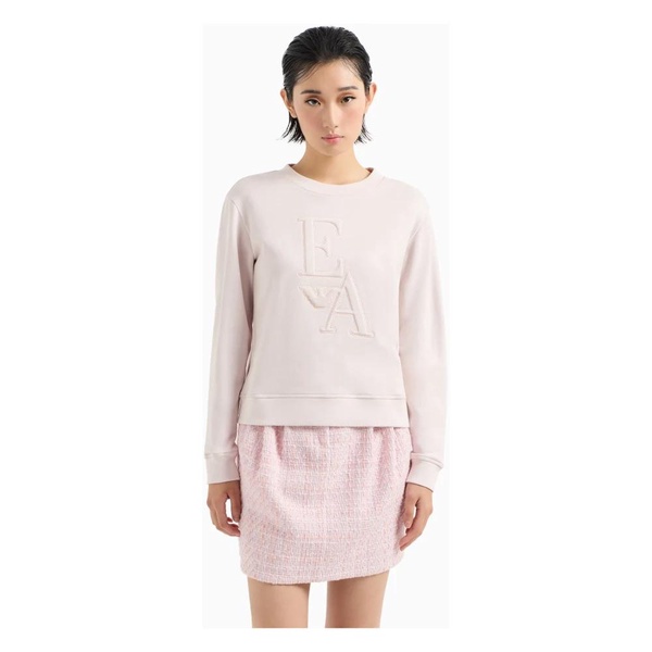 Cotton Logo Embroidered Sweater