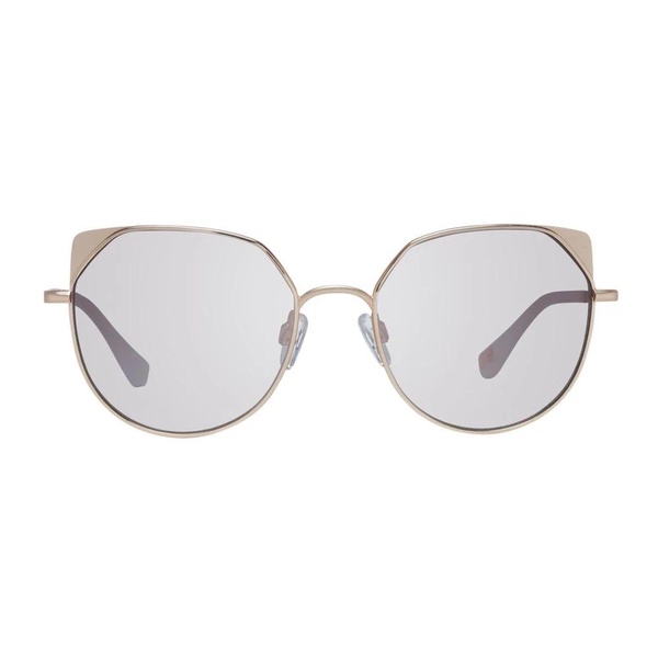 Gold Cat Eye Sunglasses Mirrored Gradient