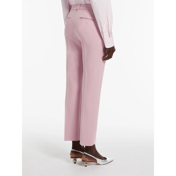 Pink Stretch Viscose Pants