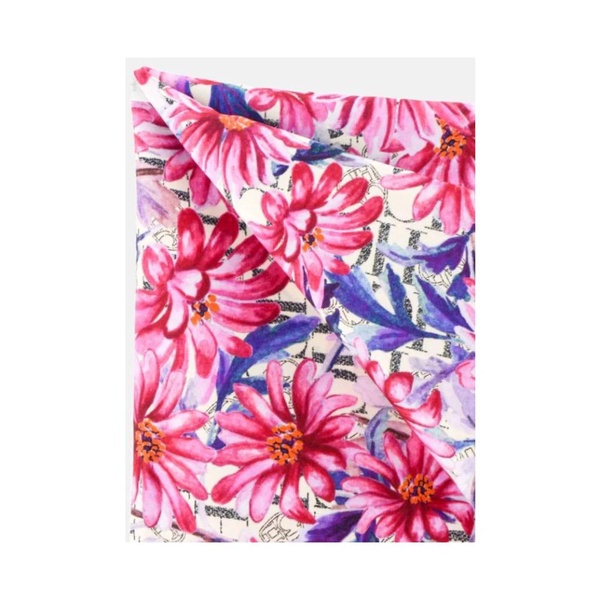 Caracas Flowers Silk Square Scarf