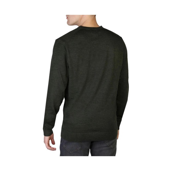 Mens Long Sleeve V-Neck Wool Sweater