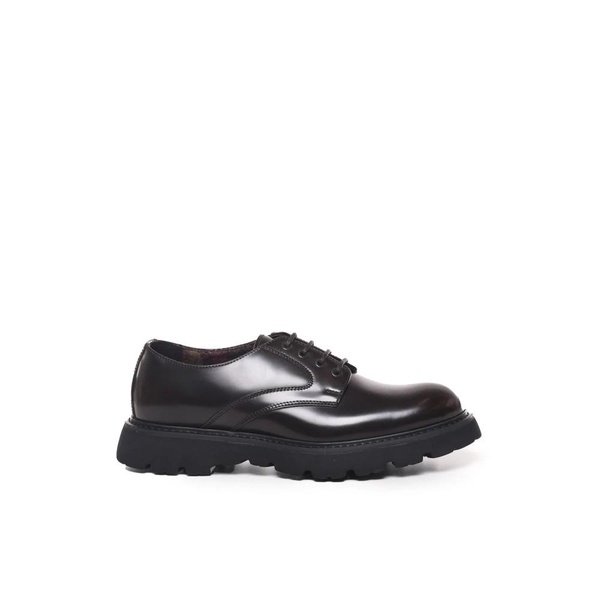 Lace-up Derby Flat Shoes