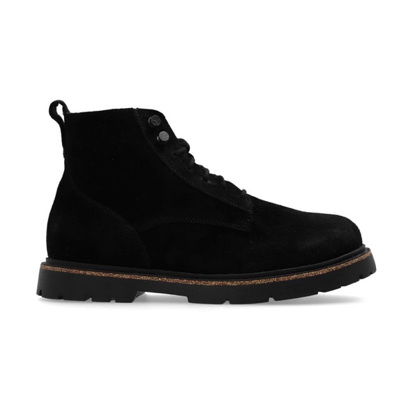 Black Suede Highwood Boots Lace-up