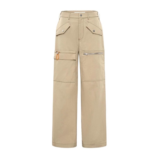 Beige Cargo Trousers