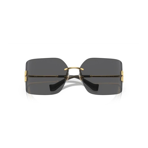 Miu Miu Eyewear Logo-Plaque Oversize-Frameless Sunglasses