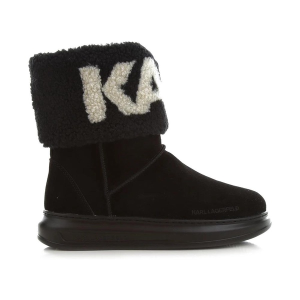 Karl Lagerfeld Logo Detailed Ankle Boots