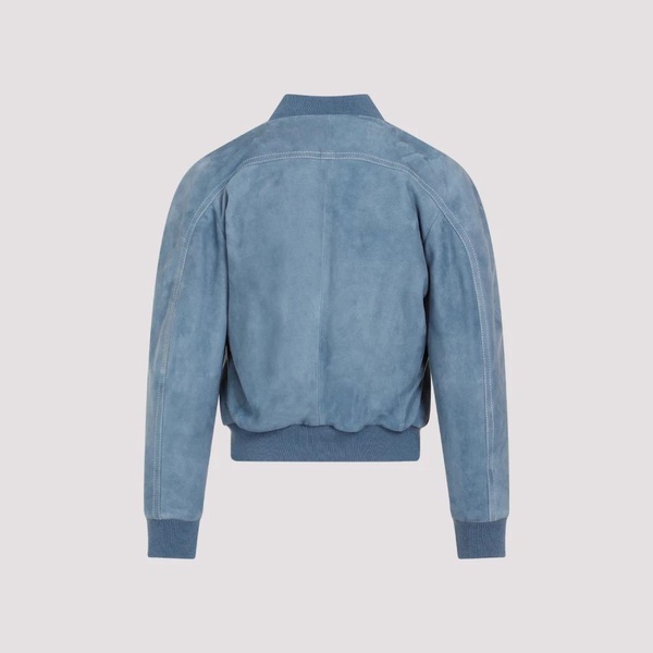 Grizzled Blue Bomber Jacket