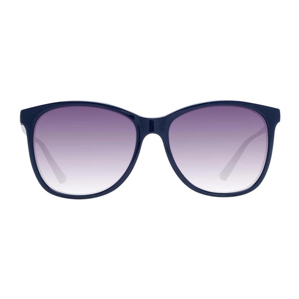 Blue Round Gradient Sunglasses 100% UV Protection