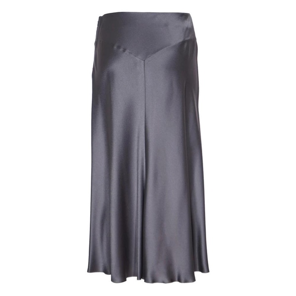 Grey Pleated Skirt