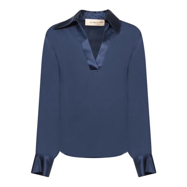 Blue Elegant Topwear for Women